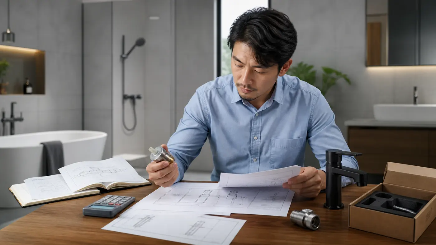 kiểm tra mã model chứng từ và phụ tùng sen vòi