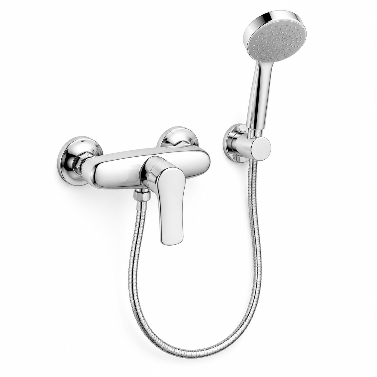 Bộ sen tắm nóng lạnh Hàn Quốc Mirolin MK 550-H200 đồng mạ crom