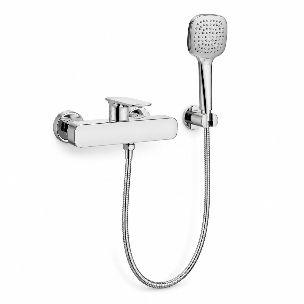 Bộ sen tắm nóng lạnh Hàn Quốc Mirolin MK600 HS004 đồng thau mạ crom