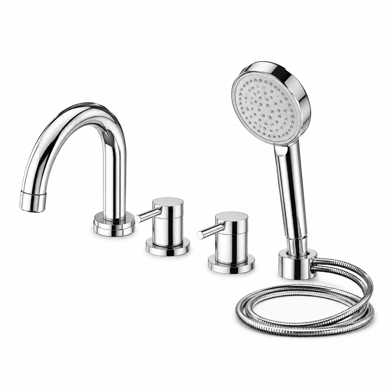 Bộ sen vòi xả bồn tắm Hàn Quốc Royal Toto RBH620D2 đồng mạ crom
