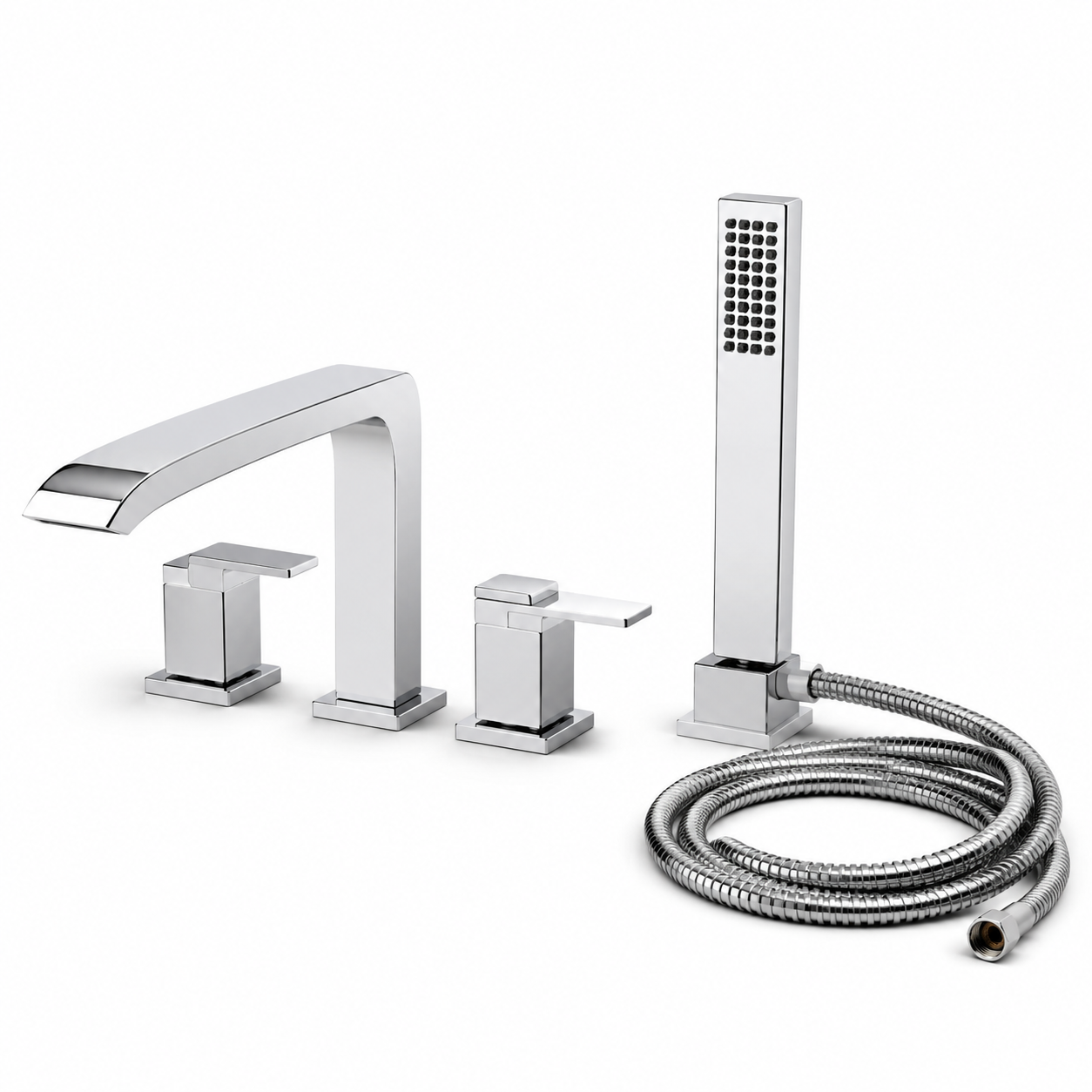Bộ sen vòi xả bồn tắm Hàn Quốc Royal Toto RBH800 đồng thau mạ crom