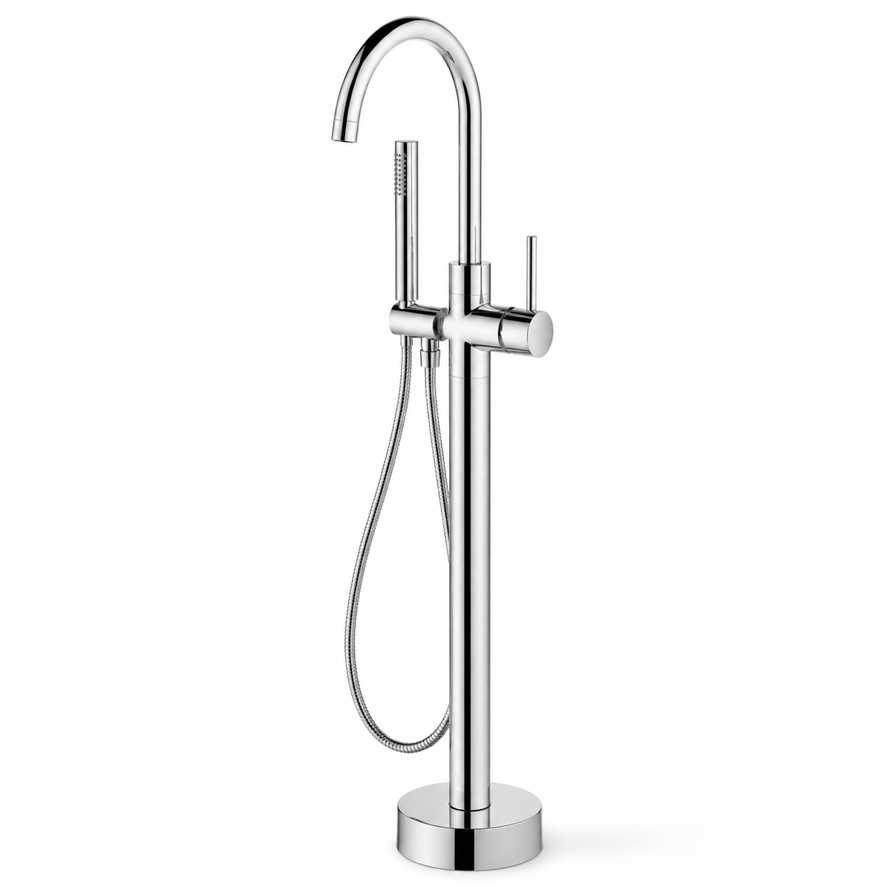Bộ vòi xả bồn đặt sàn Hàn Quốc Hado SB-300N đồng thau mạ crom