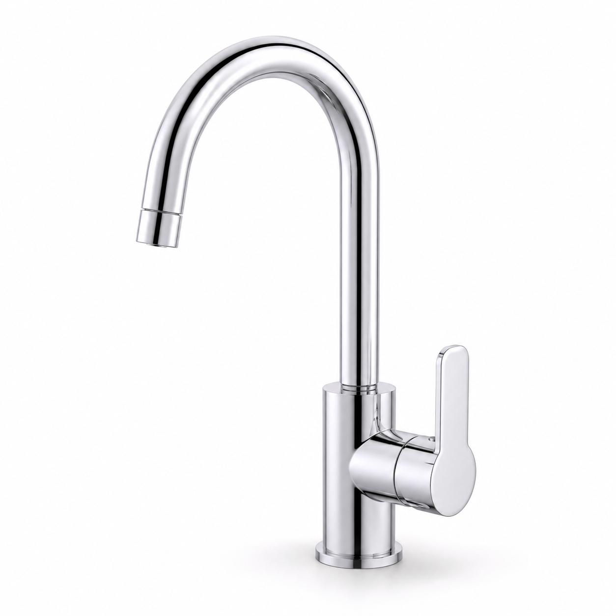 Vòi rửa bát ngổng cứng nóng lạnh và RO Daehan DU-1023 đồng thau mạ crom